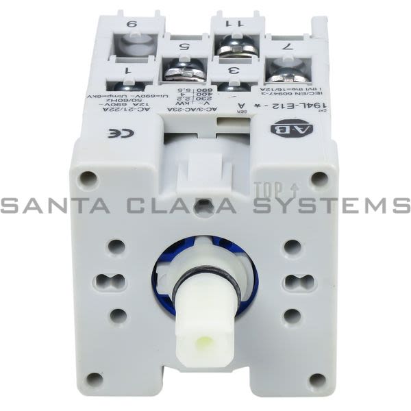 Allen Bradley 194L-E12-4521 IEC Control and Load Switch, Step 1-2-3-4-5 60 Product Image