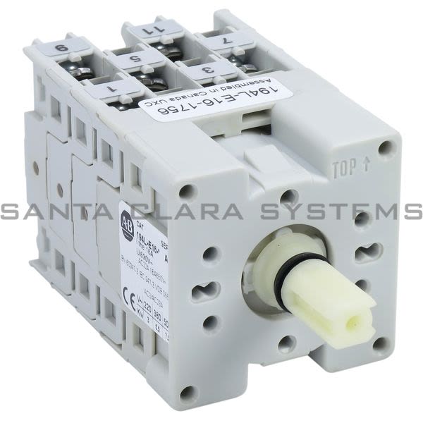 Allen Bradley 194L-E16-1756 Control and Load Switch Product Image