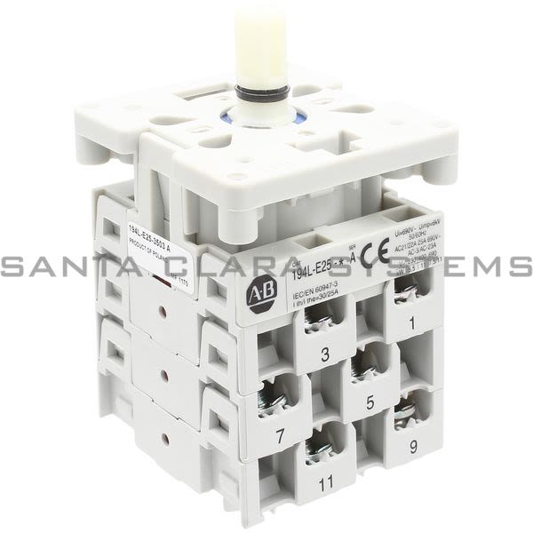 Allen Bradley 194L-E25-3503 Control and Load Switch Product Image