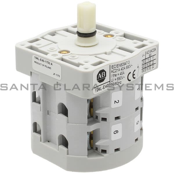 Allen Bradley 194L-E40-1753 Load Switch Product Image