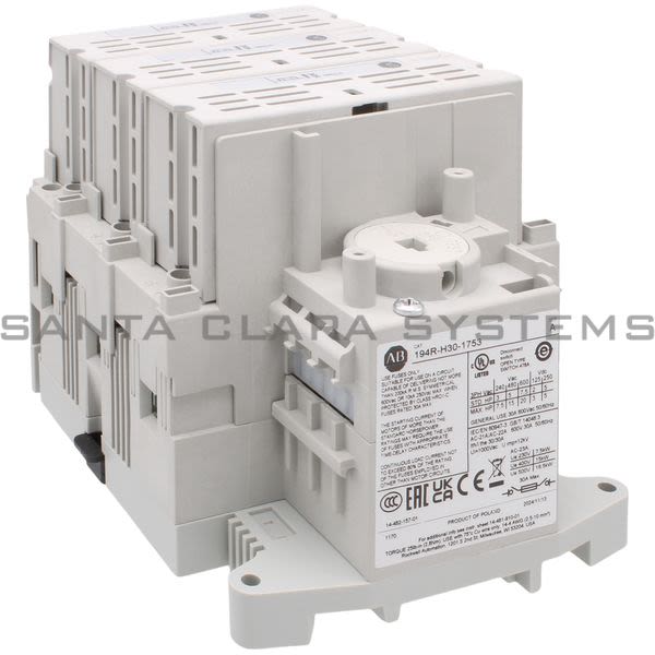 Allen Bradley 194R-H30-1753 Disconnect Switch Product Image