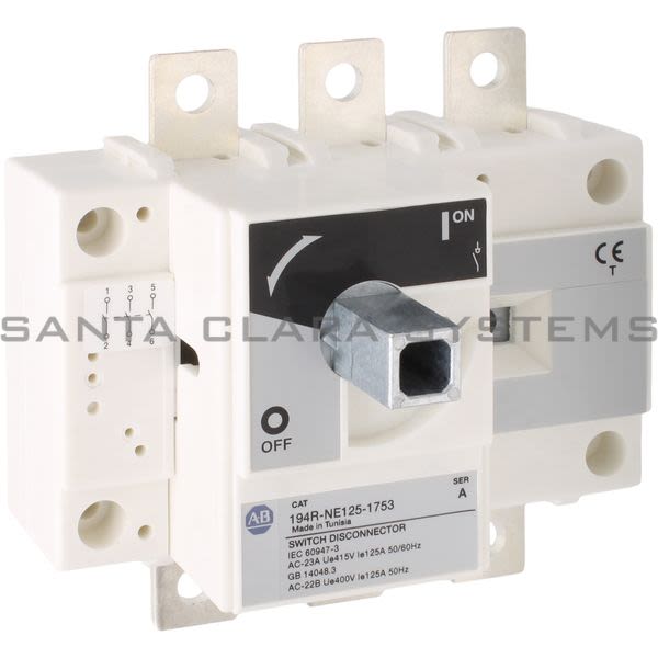 Allen Bradley 194R-NE125-1753 Disconnect Switch Product Image