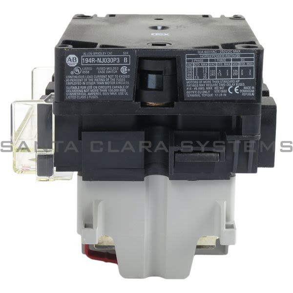 Allen Bradley 194R-NJ030P3 Fused Disconnect Switch Product Image