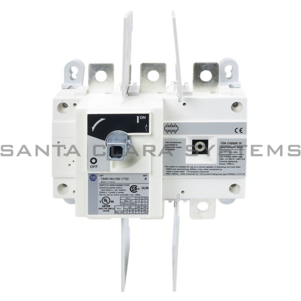 Allen Bradley 194R-NU100-1753 Disconnect Switch Product Image