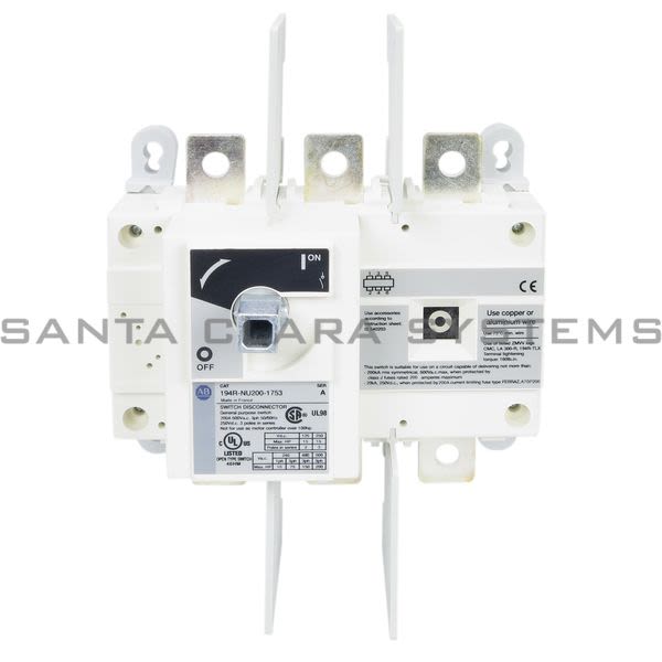 Allen Bradley 194R-NU200-1753 Disconnect Switch Product Image