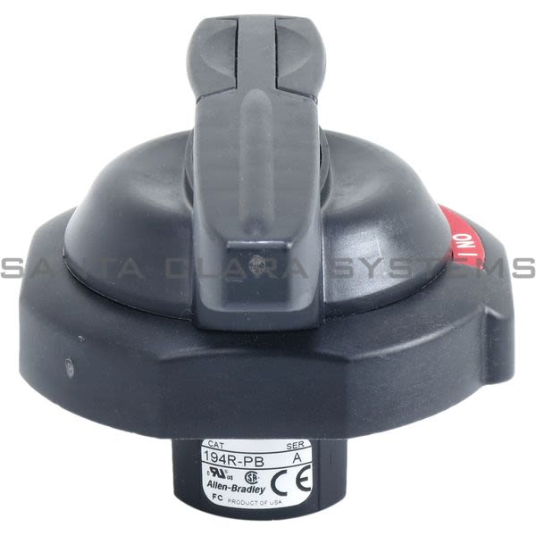 Allen Bradley 194R-PB  Black Padlockable Handle Product Image