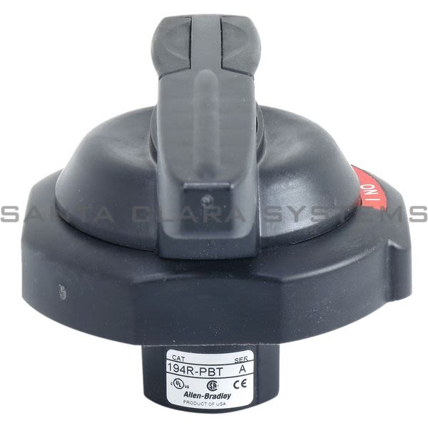 Allen Bradley 194R-PBT  Black Padlockable Handle Product Image