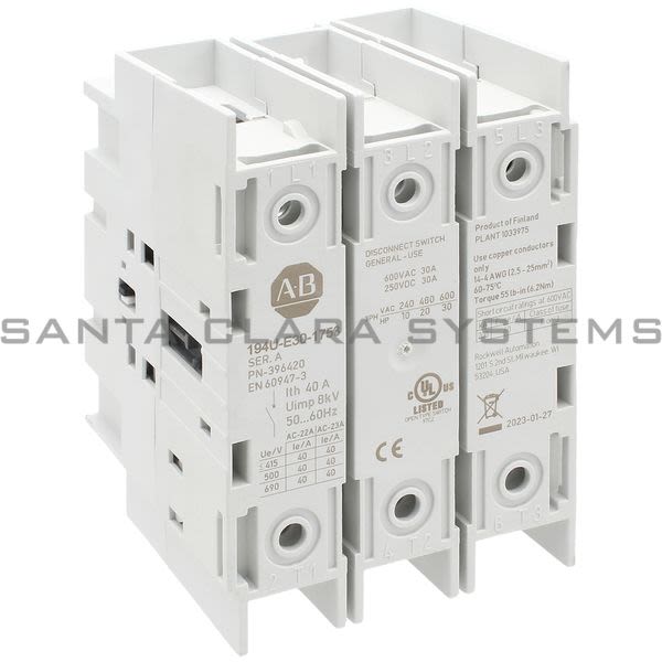 Allen Bradley 194U-E30-1753 Disconnect Switch Product Image