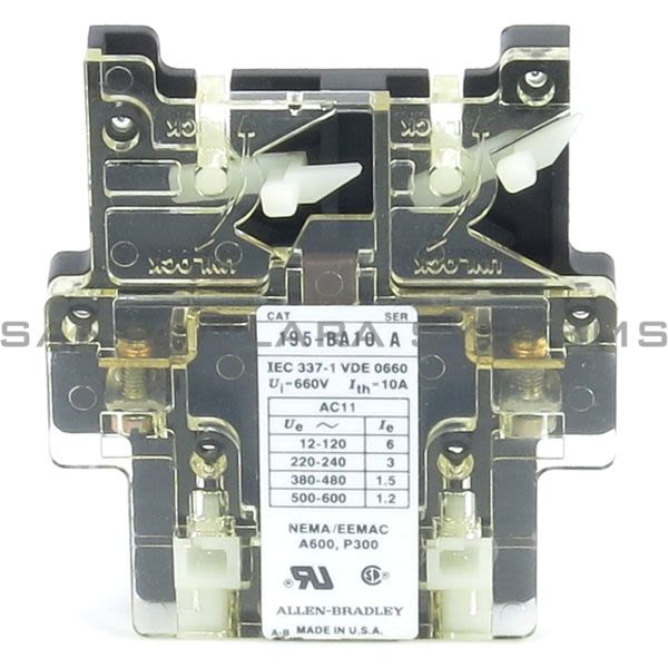 Allen Bradley 195-BA10 Auxiliary Switch Product Image