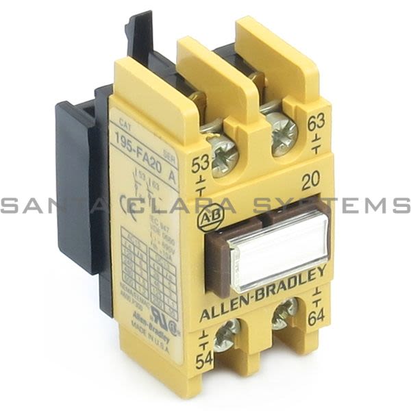 Allen Bradley 195-FA20 Contact Block Add-On Product Image