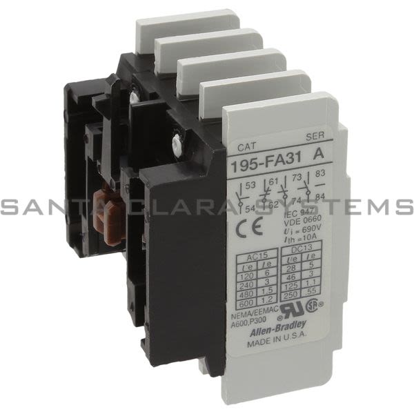 Allen Bradley 195-FA31 Contact Block Add-On Product Image