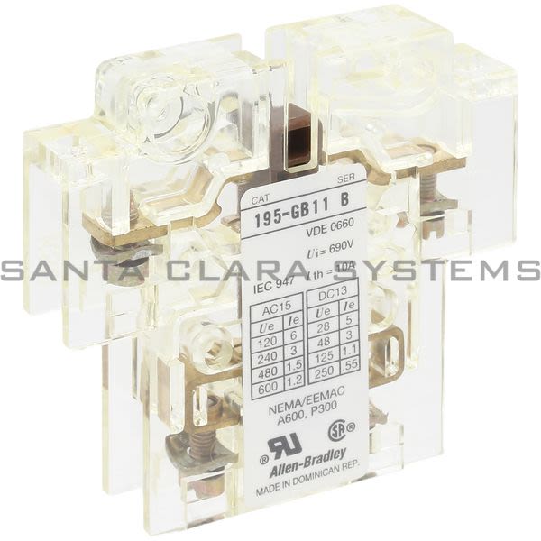 Allen Bradley 195-GB11 Auxiliary Switch Product Image