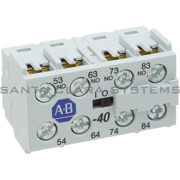 Allen Bradley 195-MA40 Auxiliary Contact Adder Deck Product Image