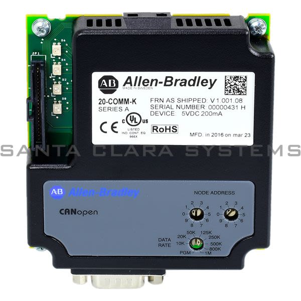 Allen Bradley 20-COMM-K Communication Adapter | Canopen Product Image