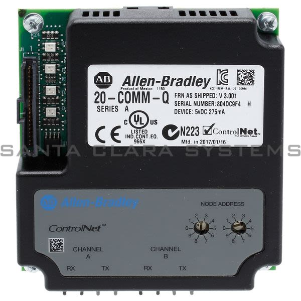 Allen Bradley 20-COMM-Q  Communication Adapter | ControlNet Fiber Product Image