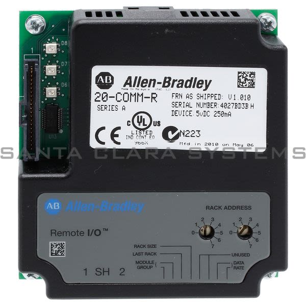 Allen Bradley 20-COMM-R Communication Adapter | Remote I/O Product Image