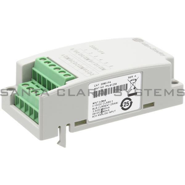 Allen Bradley 2080-IF4  Analog Input Unipolar | MICRO810 Product Image
