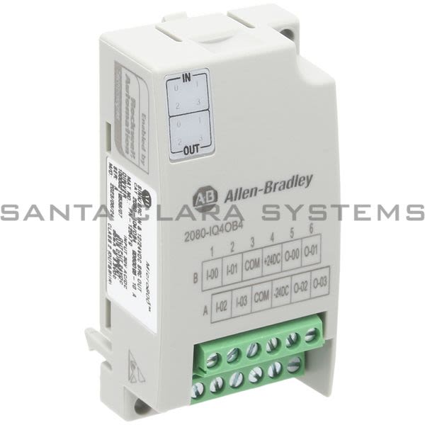Allen Bradley 2080-IQ4OB4  I/O Module | MICRO810 Product Image