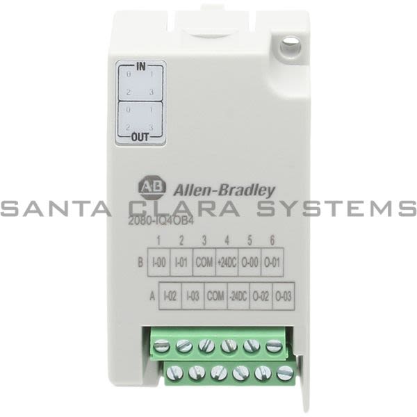 Allen Bradley 2080-IQ4OB4  I/O Module | MICRO810 Product Image