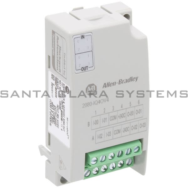 Allen Bradley 2080-IQ4OV4  I/O Module | MICRO810 Product Image