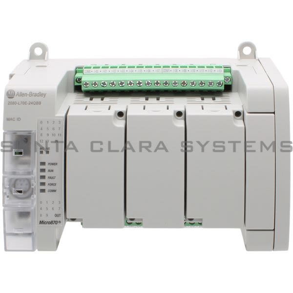 Allen Bradley 2080-L70E-24QBB Micro870 EtherNet/IP Controller Product Image