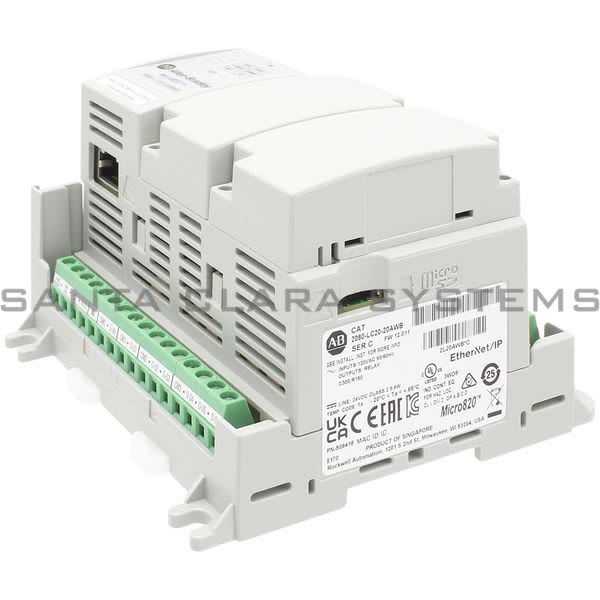 Allen Bradley 2080-LC20-20AWB Programmable Controller | MICRO820 Product Image