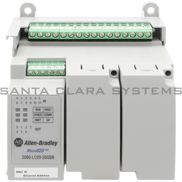 Allen Bradley 2080-LC20-20QBB Programmable Controller | MICRO820 Product Image