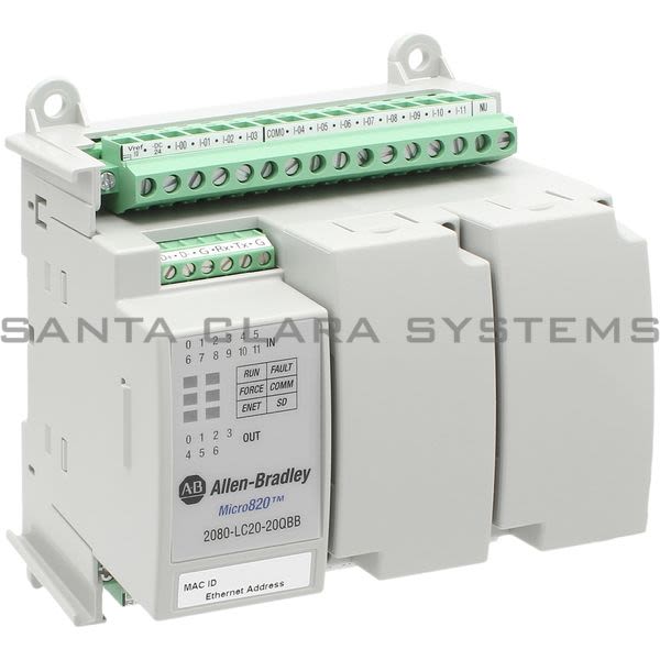 Allen Bradley 2080-LC20-20QBBR  Programmable Controller | MICRO820 Product Image