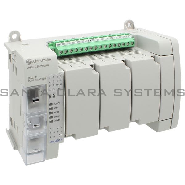 Allen Bradley 2080-LC50-24AWB Programmable Controller | MICRO850 Product Image
