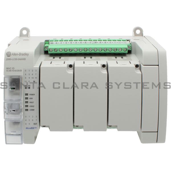 Allen Bradley 2080-LC50-24AWB Programmable Controller | MICRO850 Product Image