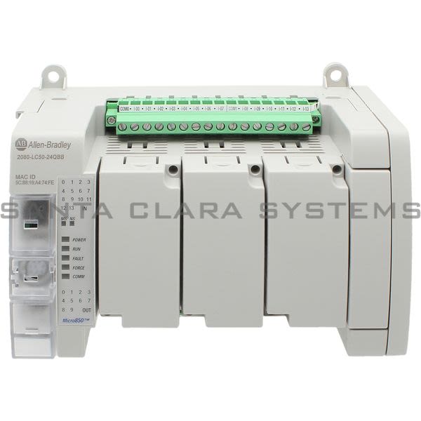 Allen Bradley 2080-LC50-24QBB Programmable Controller | MICRO850 Product Image
