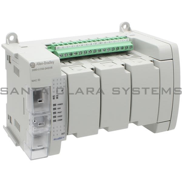 Allen Bradley 2080-LC50-24QVB Programmable Controller | MICRO850 Product Image