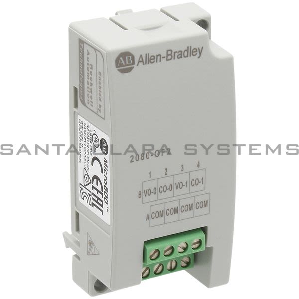 Allen Bradley 2080-OF2  Analog Output Unipolar | MICRO810 Product Image