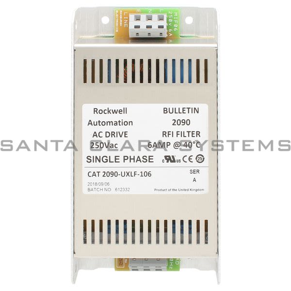 Allen Bradley 2090-UXLF-106 AC Line Filter Product Image