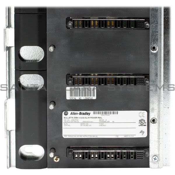 Allen Bradley 2094-PRS4 Power Rail | Kinetix 6000 Slim 4-Axis Product Image