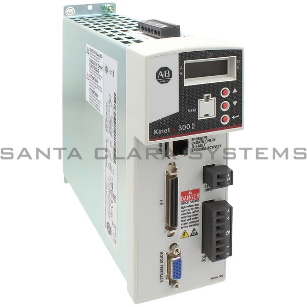 Allen Bradley 2097-V31PR2 Kinetix 300 EtherNet/IP Indexing Servo Drive, 120/240V AC Single Phase, 800 Watts, Indexing Mode Product Image