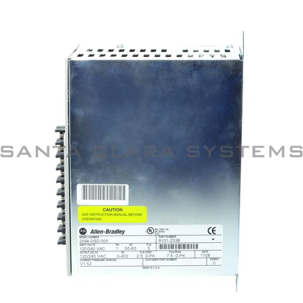 Allen Bradley 2098-DSD-005 Servo Controller | Ultra 3000 9101-1765 Product Image