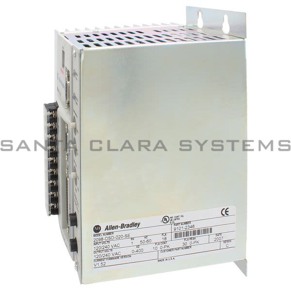 Allen Bradley 2098-DSD-020-SE Sercos Drive | Ultra 3000 Product Image