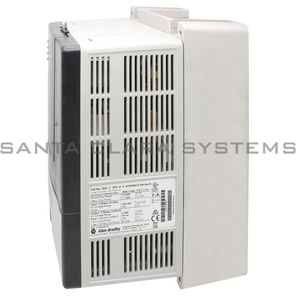 Allen Bradley 20AC3P5A0AYNANC0 PowerFlex 70 AC Drive | 20A C 3P5 A 0 AYNANC0 Product Image