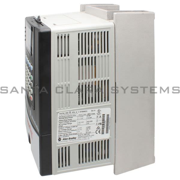Allen Bradley 20AD3P4A3AYNNNC0 PowerFlex 70 AC Drive | 20A D 3P4 A 3 AYNNNC0 Product Image