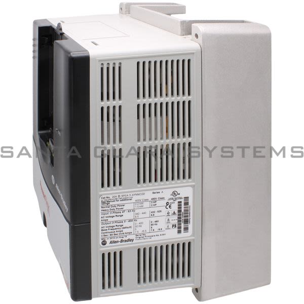 Allen Bradley 20AD5P0A3AYNNCG0 PowerFlex 70 AC Drive Product Image