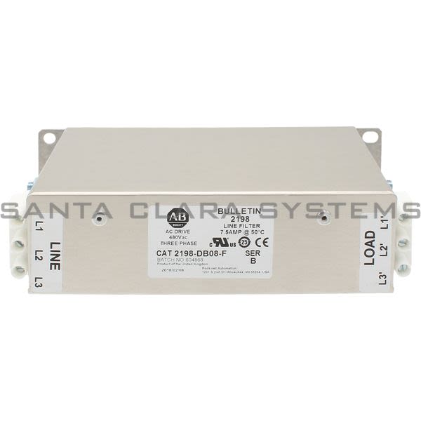 Allen Bradley 2198-DB08-F Line Filter | Kinetix Product Image