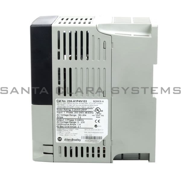 Allen Bradley 22A-A1P4N103 PowerFlex 4 AC Drive Product Image
