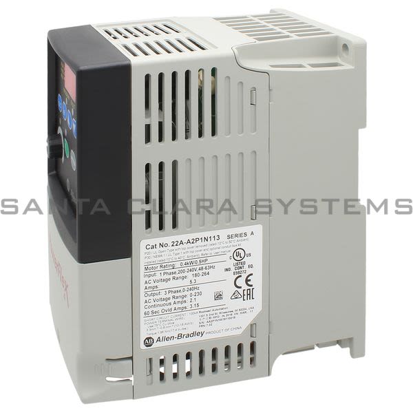 Allen Bradley 22A-A2P1N113 PowerFlex 4 AC Drive Product Image
