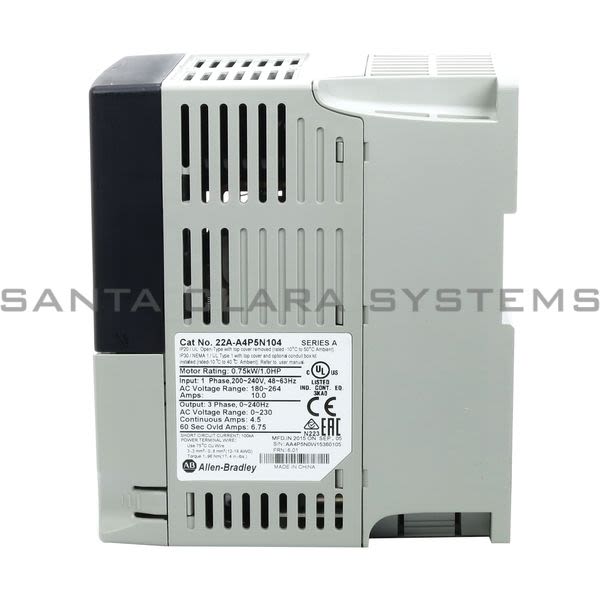 Allen Bradley 22A-A4P5N104 PowerFlex 4 AC Drive Product Image