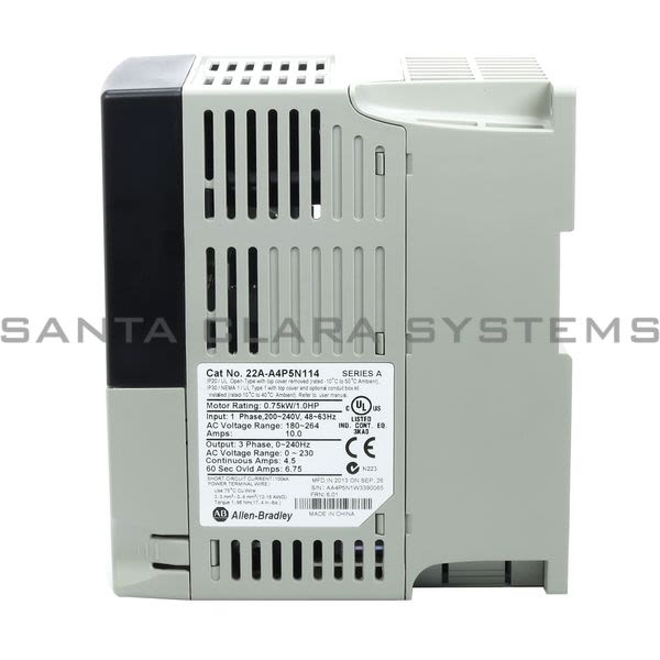 22A-A4P5N114 Allen Bradley In stock and ready to ship - Santa Clara Systems