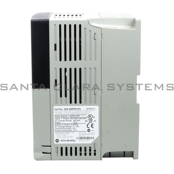 Allen Bradley 22A-A6P8N103 PowerFlex 4 AC Drive Product Image