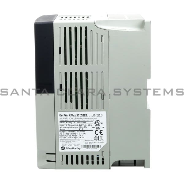 Allen Bradley 22A-B017N104 PowerFlex 4 AC Drive Product Image