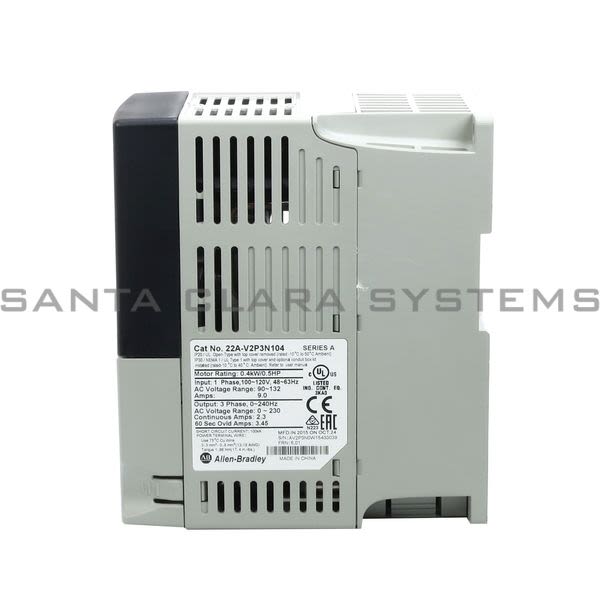 Allen Bradley 22A-V2P3N104 PowerFlex 4 AC Drive Product Image