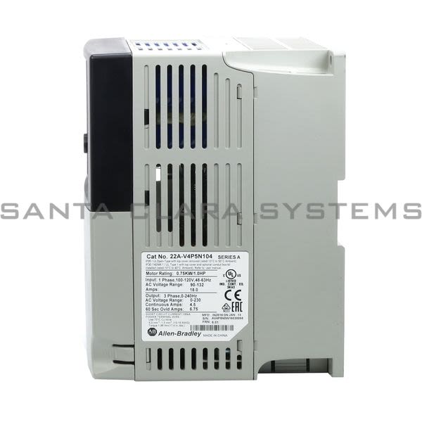 Allen Bradley 22A-V4P5N104 PowerFlex 4 AC Drive Product Image
